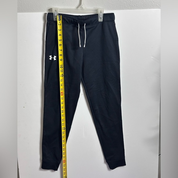 Under Armour Kids Black SweatPants Loose Coldgear size L - Picture 5 of 7